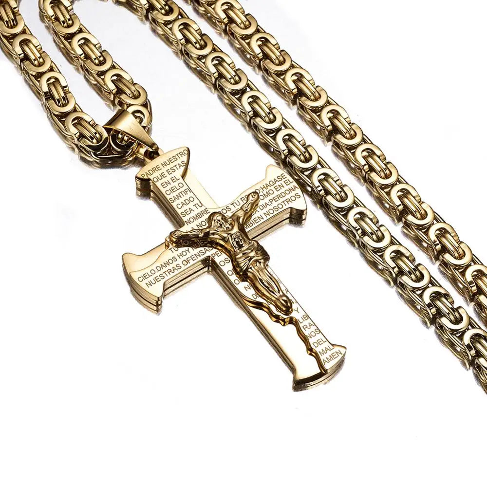 Jesus Crucifixion Cross Pendant