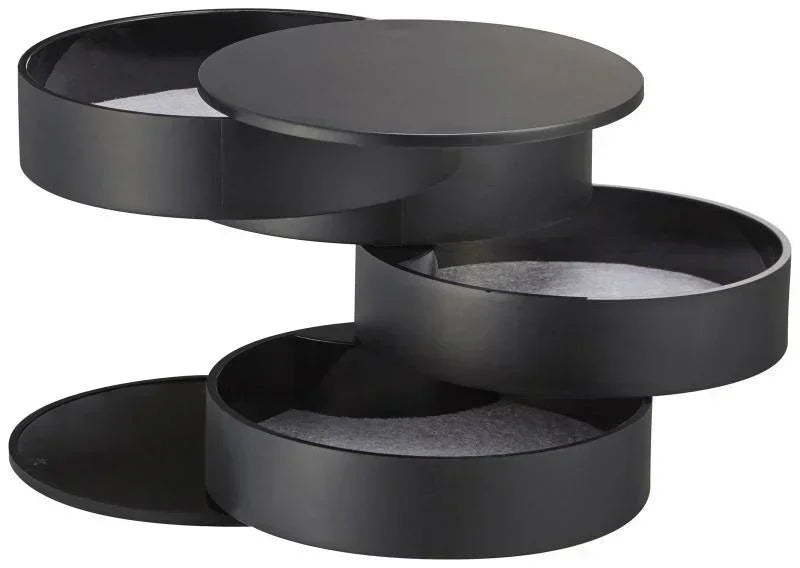 360 Degree Rotating Transparent Jewelry Box