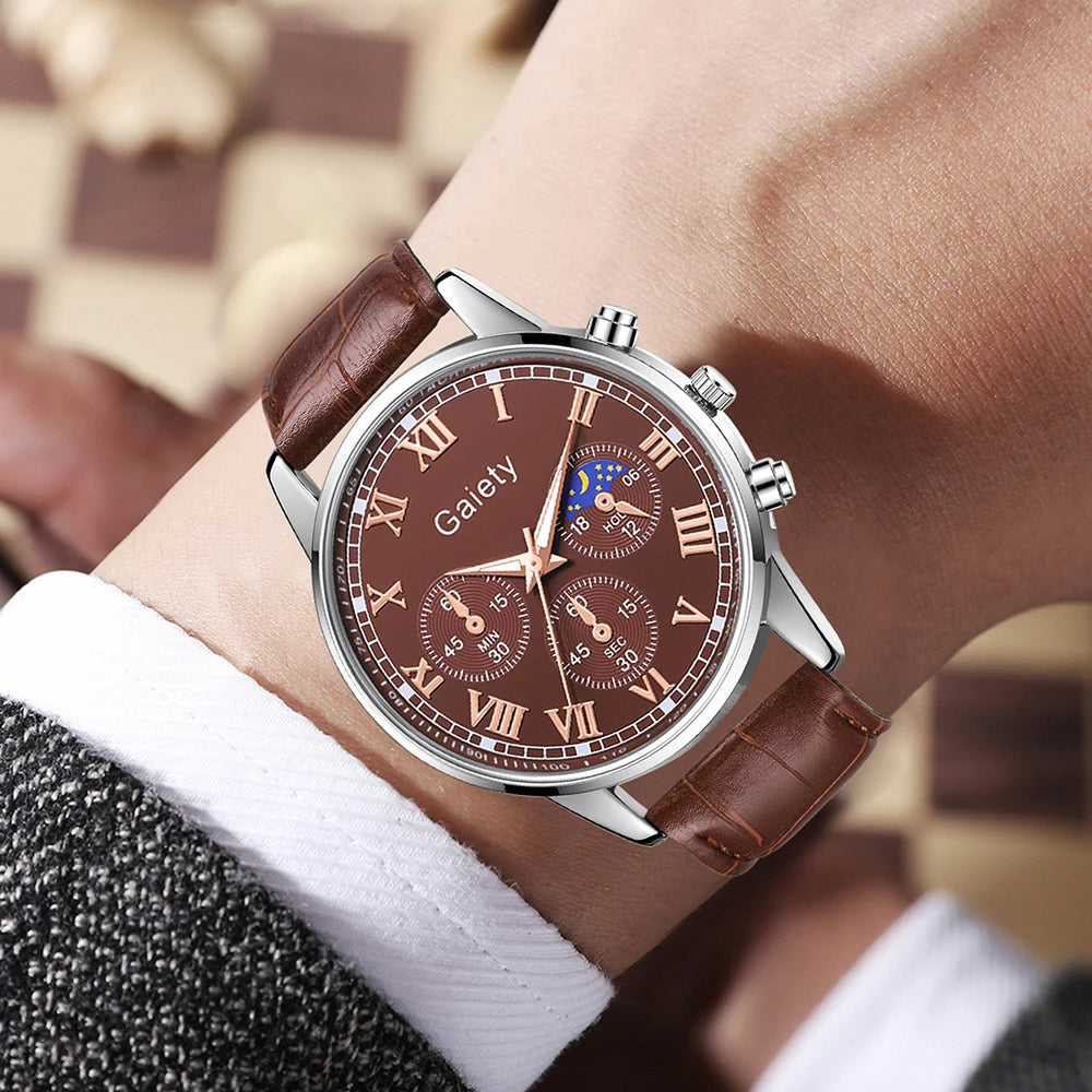 Classic Numeral Watch diagonal on wrist