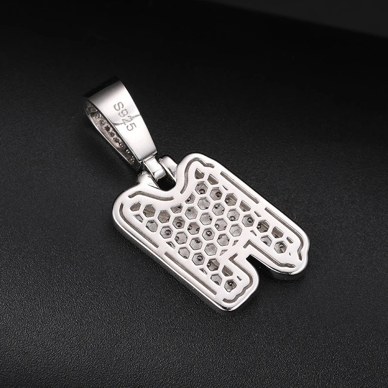VVS1 Moissanite A-Z Letters Pendant