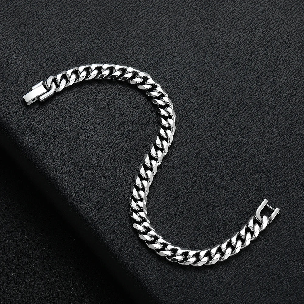 8MM Cuban Chain Bracelet