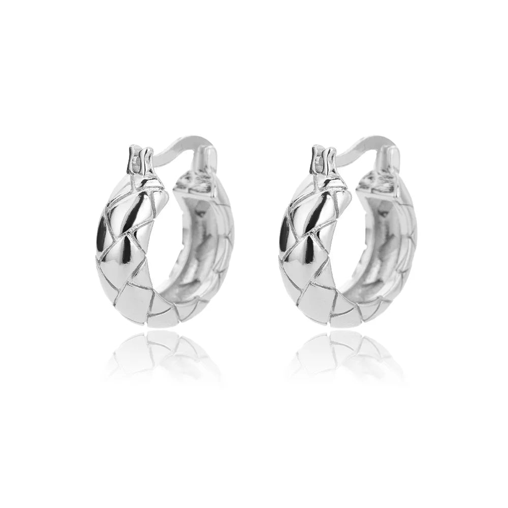 Round Earrings Stainless Steel