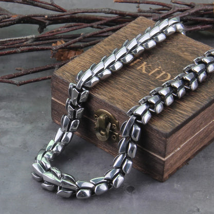 Viking snake vintage Necklace