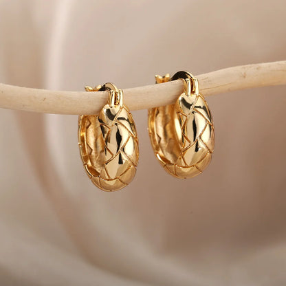 Round Earrings Stainless Steel