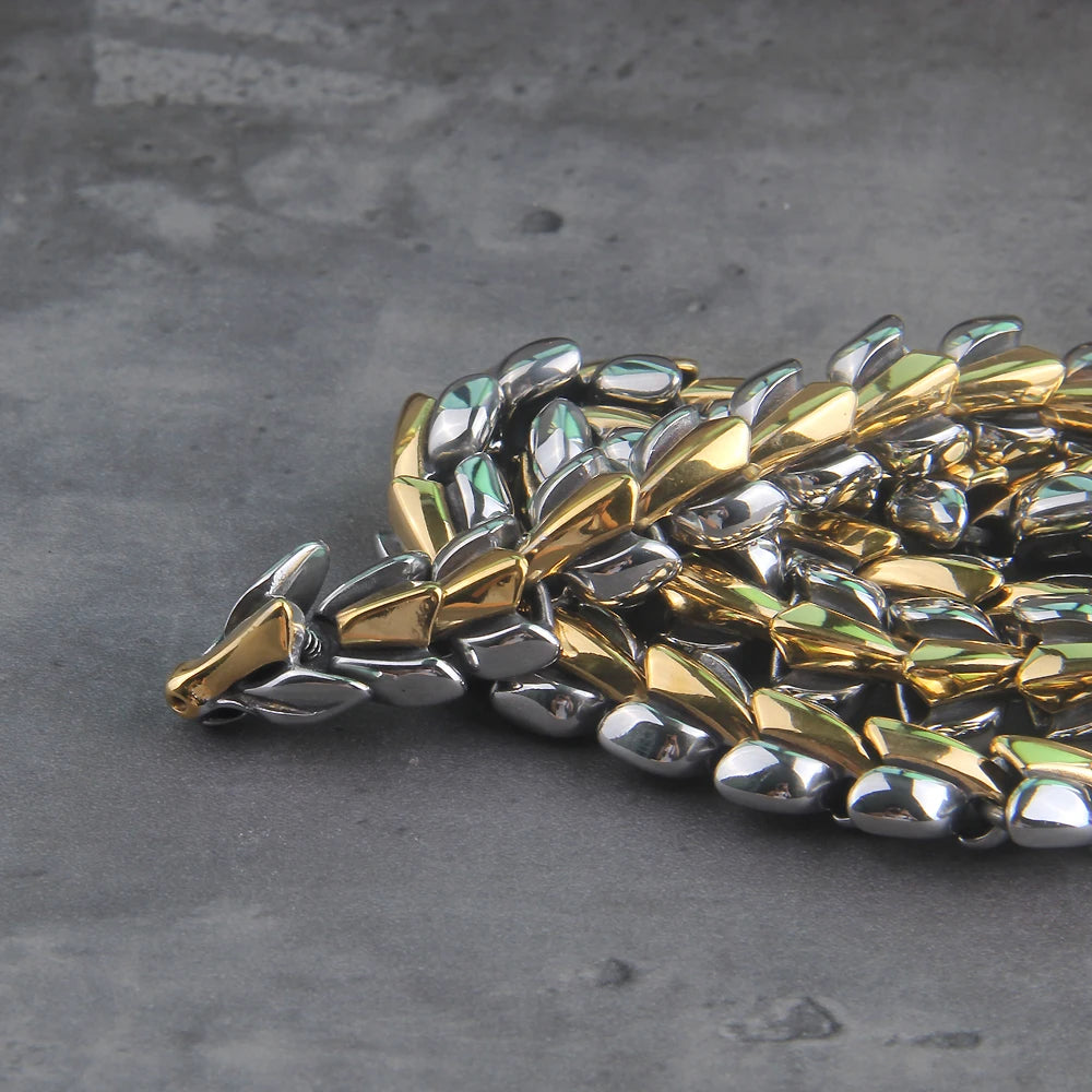 Viking snake vintage Necklace