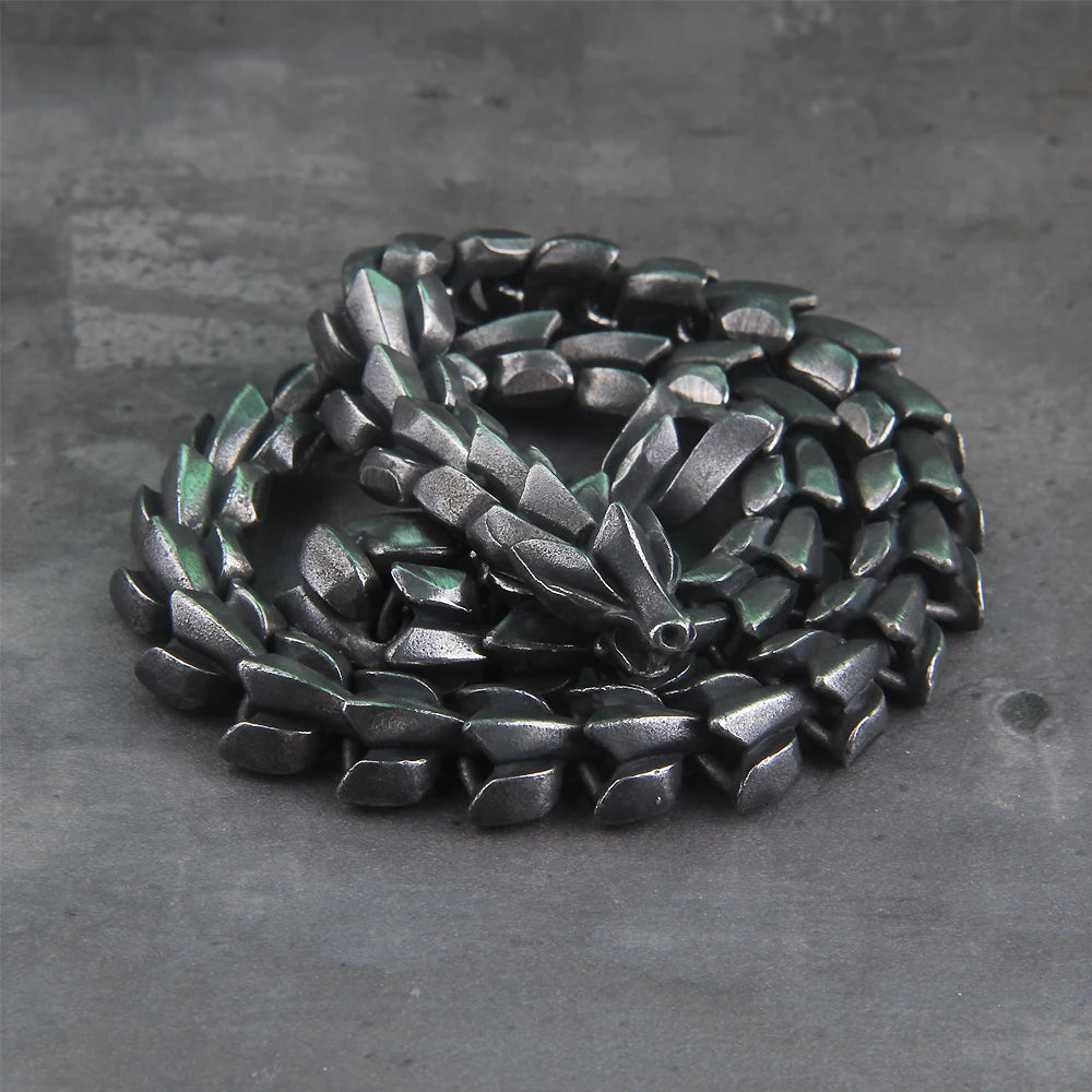 Viking snake vintage Necklace