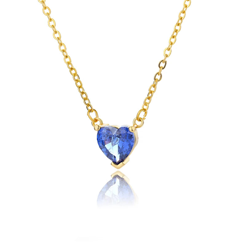 Crystal Heart Necklaces