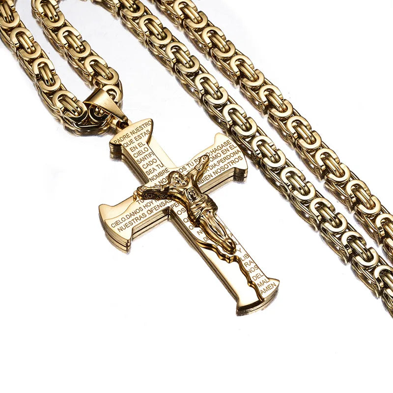 Jesus Crucifixion Cross Pendant