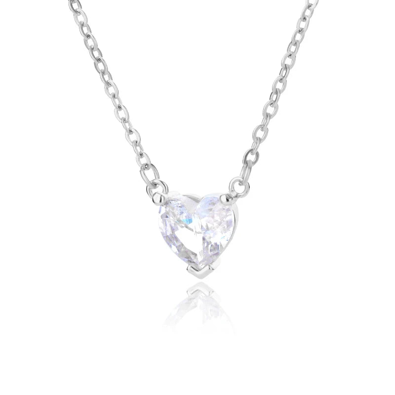 Crystal Heart Necklaces