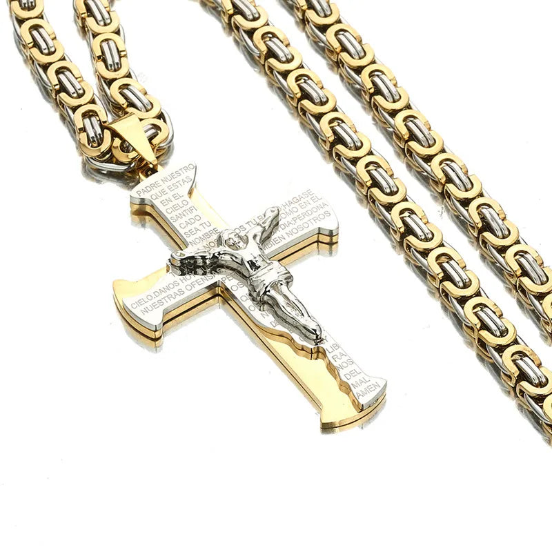 Jesus Crucifixion Cross Pendant