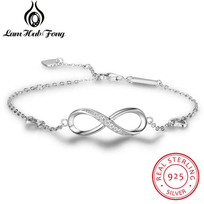 Sterling Silver Infinity Bracelet