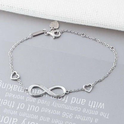 Sterling Silver Infinity Bracelet