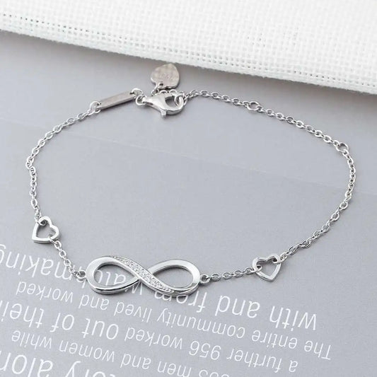 Sterling Silver Infinity Bracelet