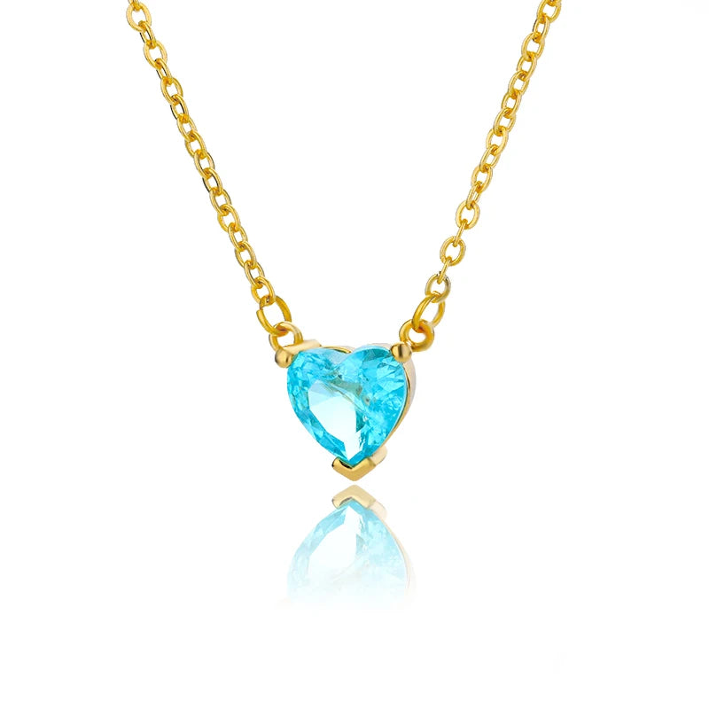 Crystal Heart Necklaces