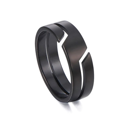Black Minimalist Ring