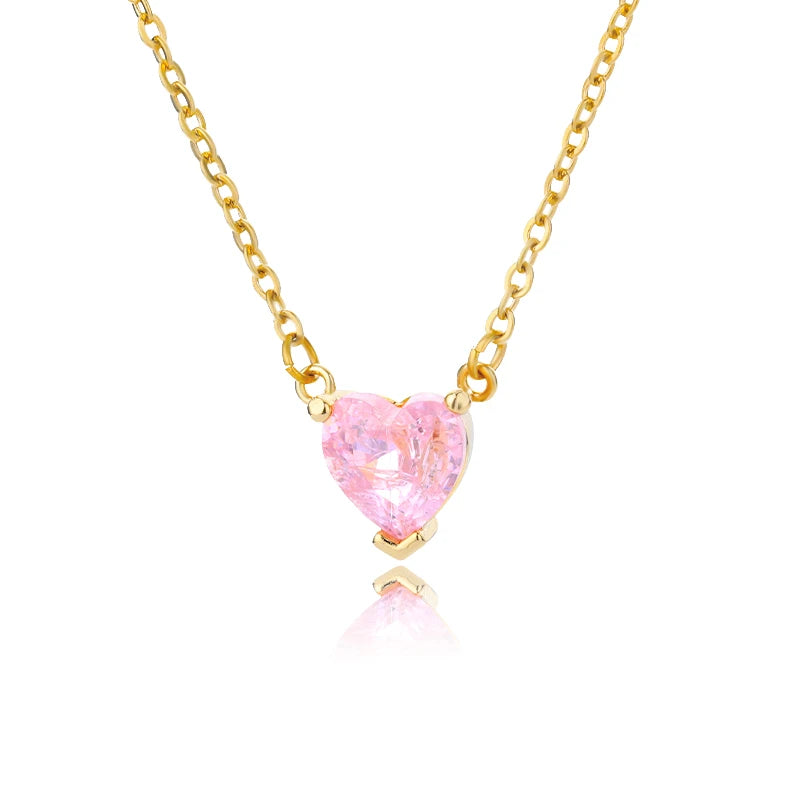 Crystal Heart Necklaces