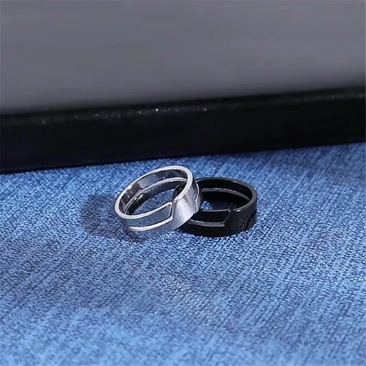 Black Minimalist Ring