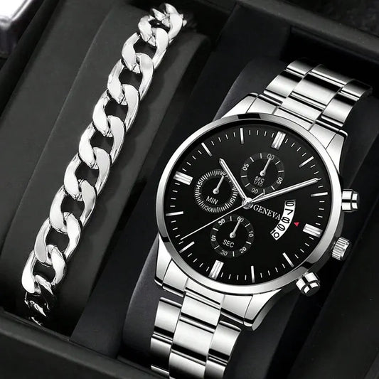 Luxury watch with bracelet chain diagonal  