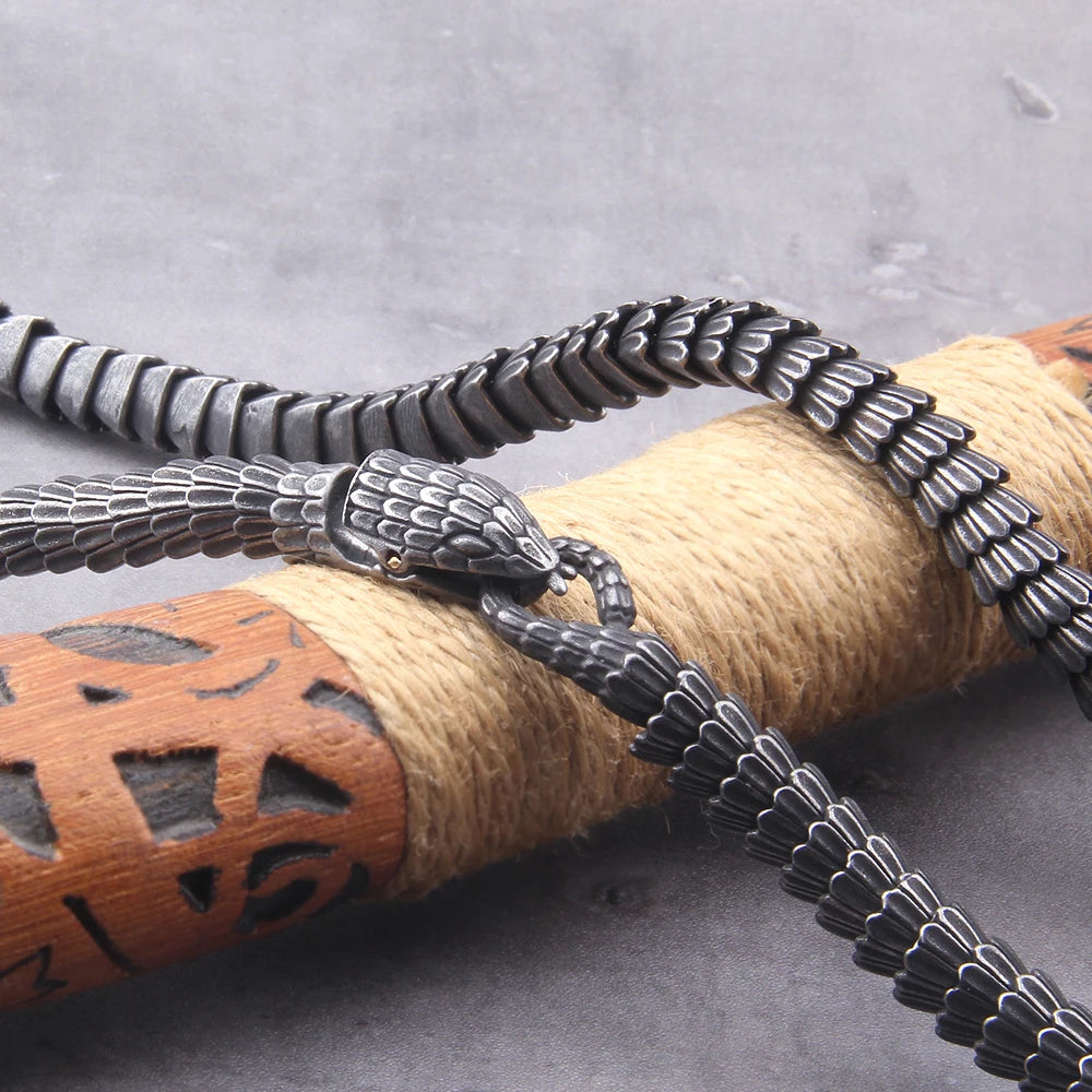 Viking snake vintage Necklace