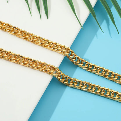 Gold Color US Dollar Pendant Necklace