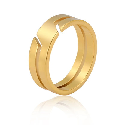 Black Minimalist Ring