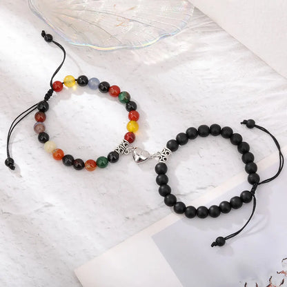 Romantic Natural Stone Couples Matching Bracelets
