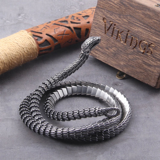 Viking snake vintage Necklace
