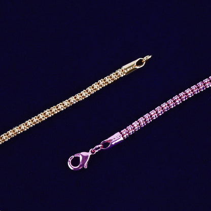 Round Snake Link Choker