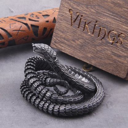 Viking snake vintage Necklace