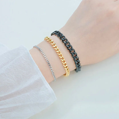 Curb Cuban Chain Bracelet