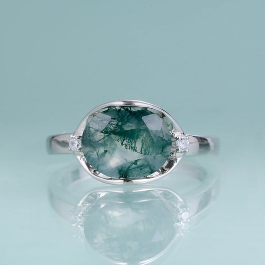 Birthstone Dainty Ring