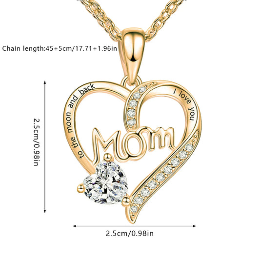 I Love You Pattern Hollow Heart-shaped Necklace
