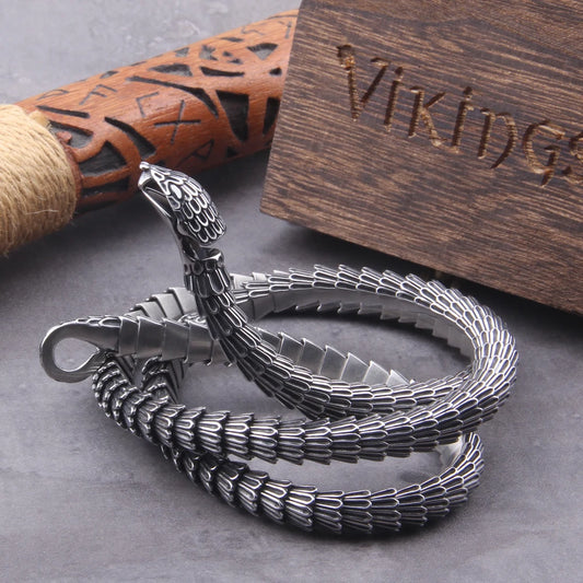 Viking snake vintage Necklace