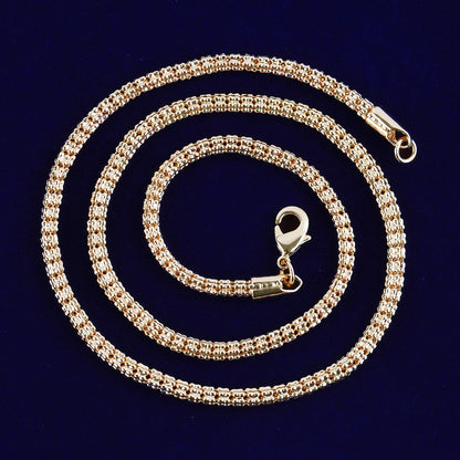 Round Snake Link Choker